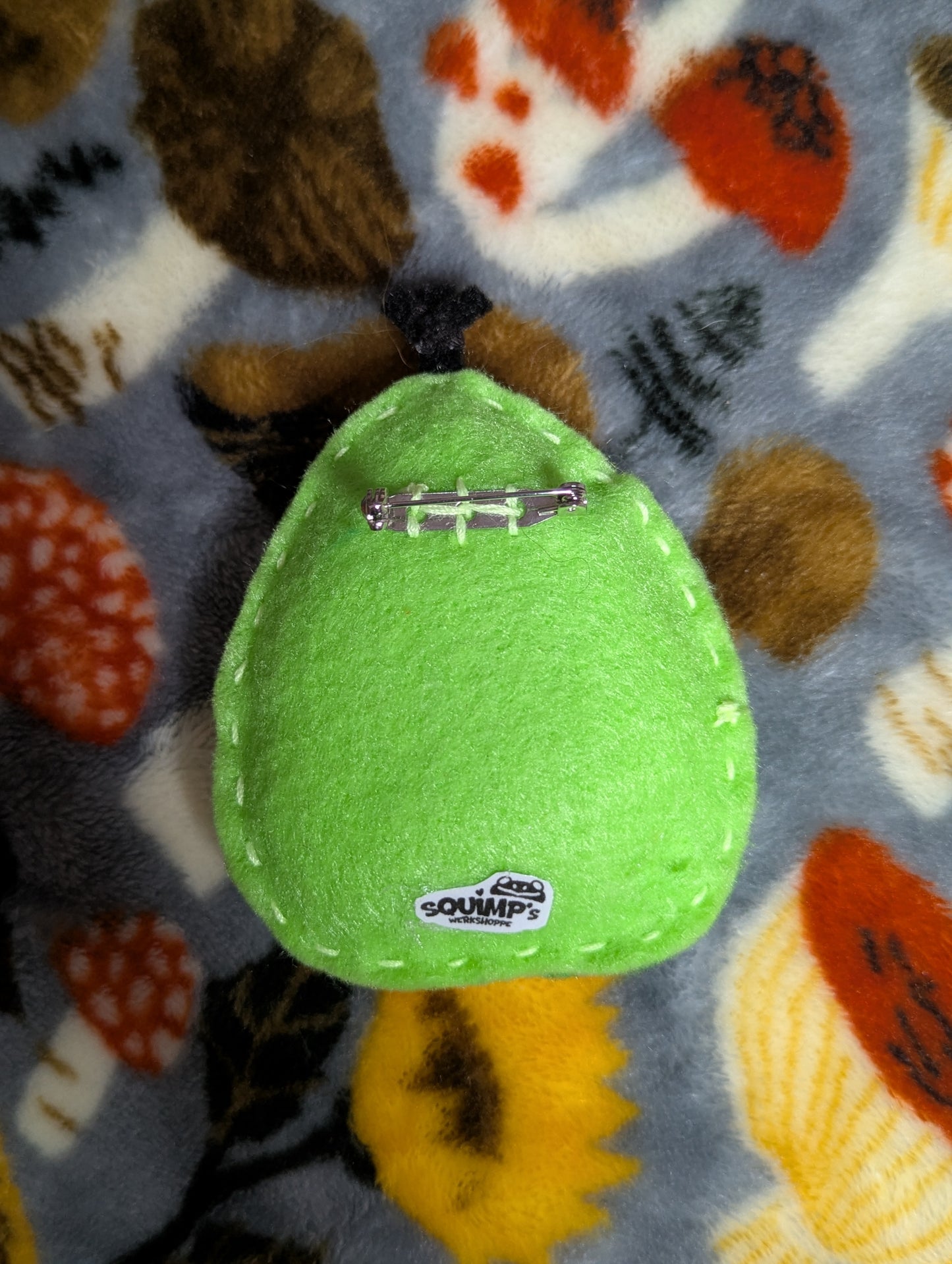 Green Egg Felt Pin