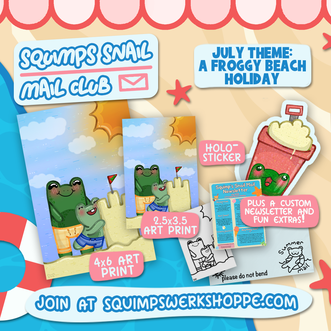 Snail Mail Club — Tier 1: Tadpole Mail