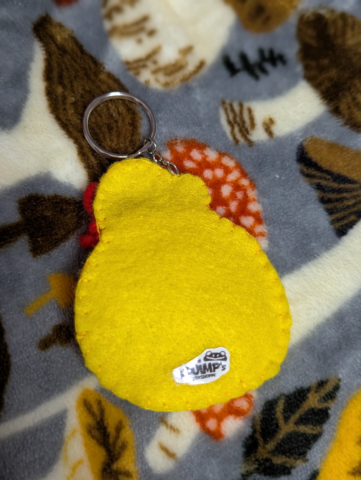 Bell Bag Felt Keychain