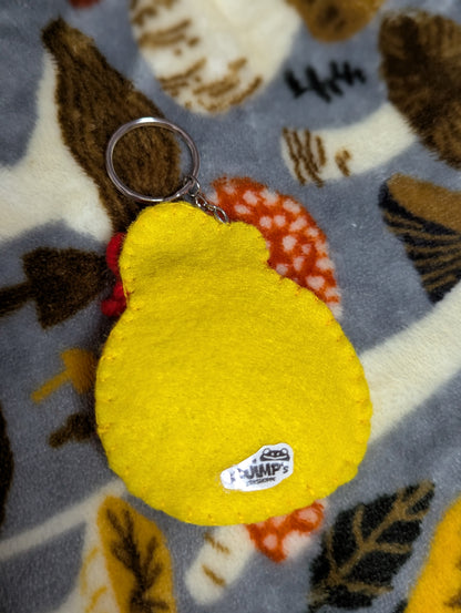 Bell Bag Felt Keychain