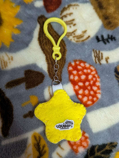 Silly Star Felt Keychain