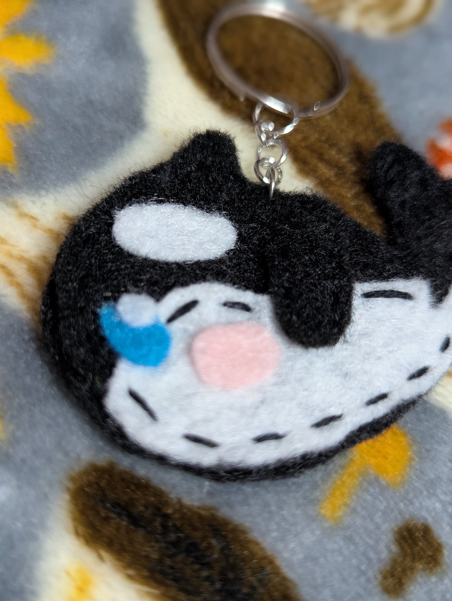 Orca Felt Keychain