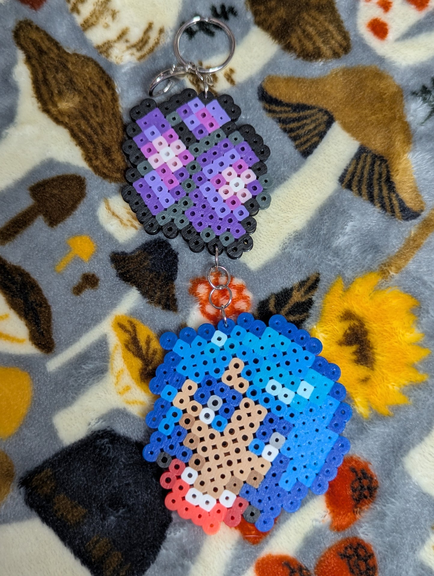 Emily & Amethyst Keychain