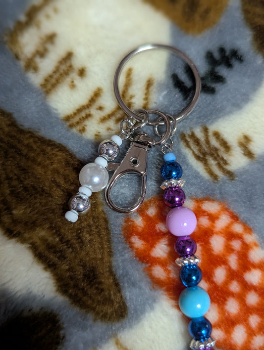 Fossil Perler Keychain