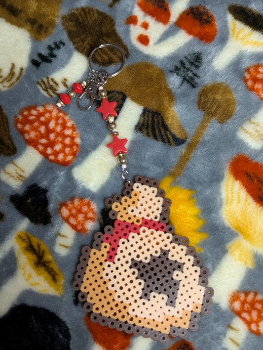 Bell Bag Perler Keychain