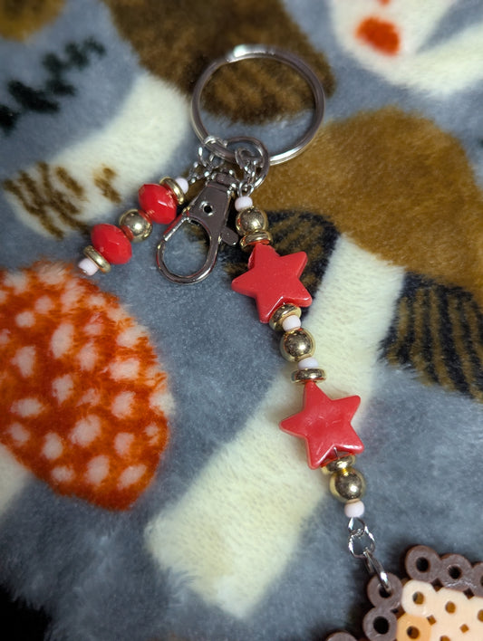 Bell Bag Perler Keychain