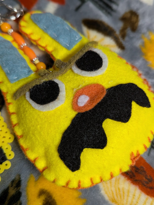 Gaston Plush Keychain