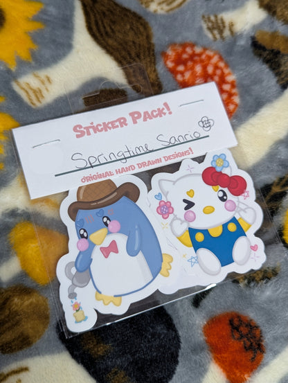 Springtime Cuties Sticker Pack