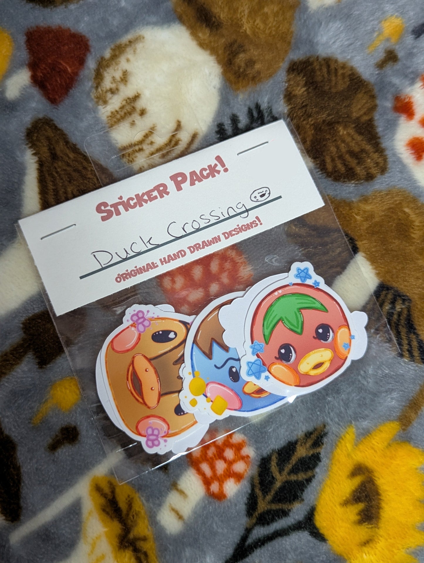 Duck Crossing Sticker Pack