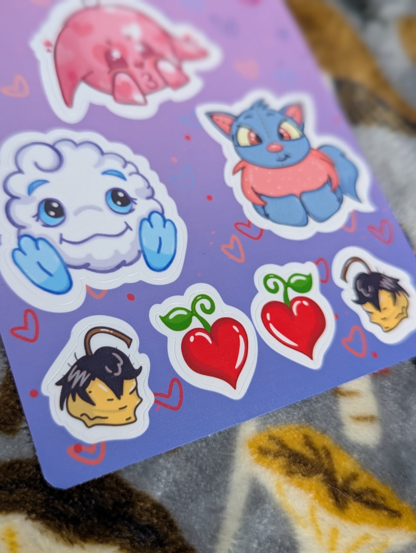 Paintbrush Pets Sticker Sheet