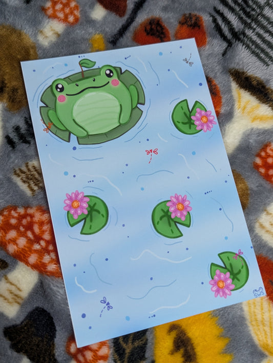 "Lilypad Daydream" Art Print