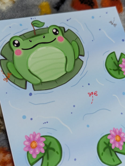 "Lilypad Daydream" Art Print