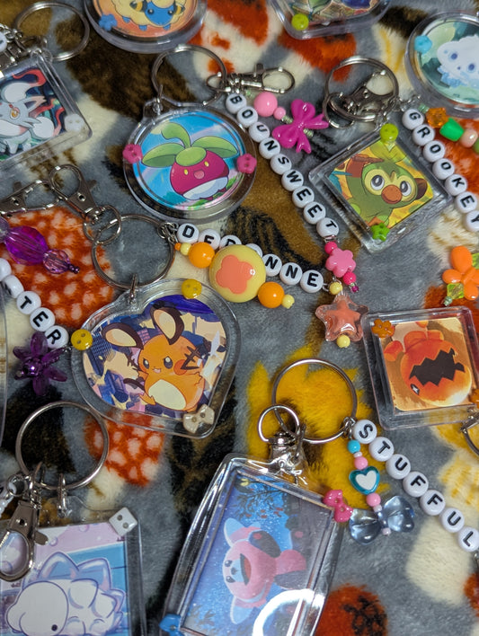 Trading Card Keychains