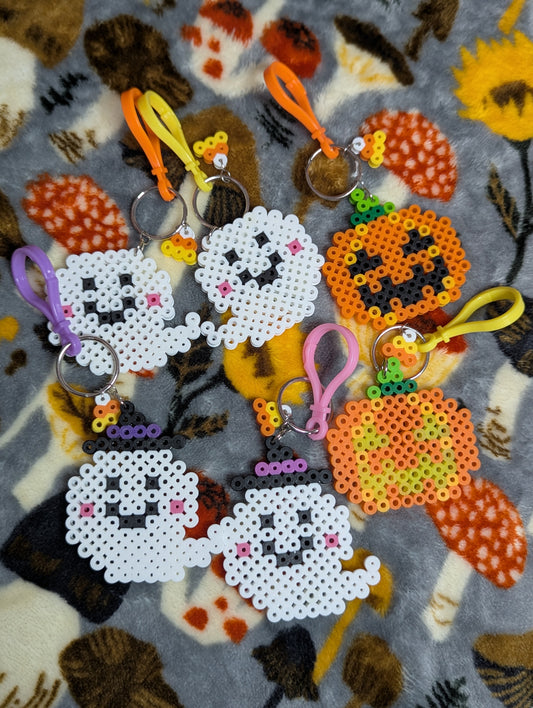 Halloween Perler Keychains