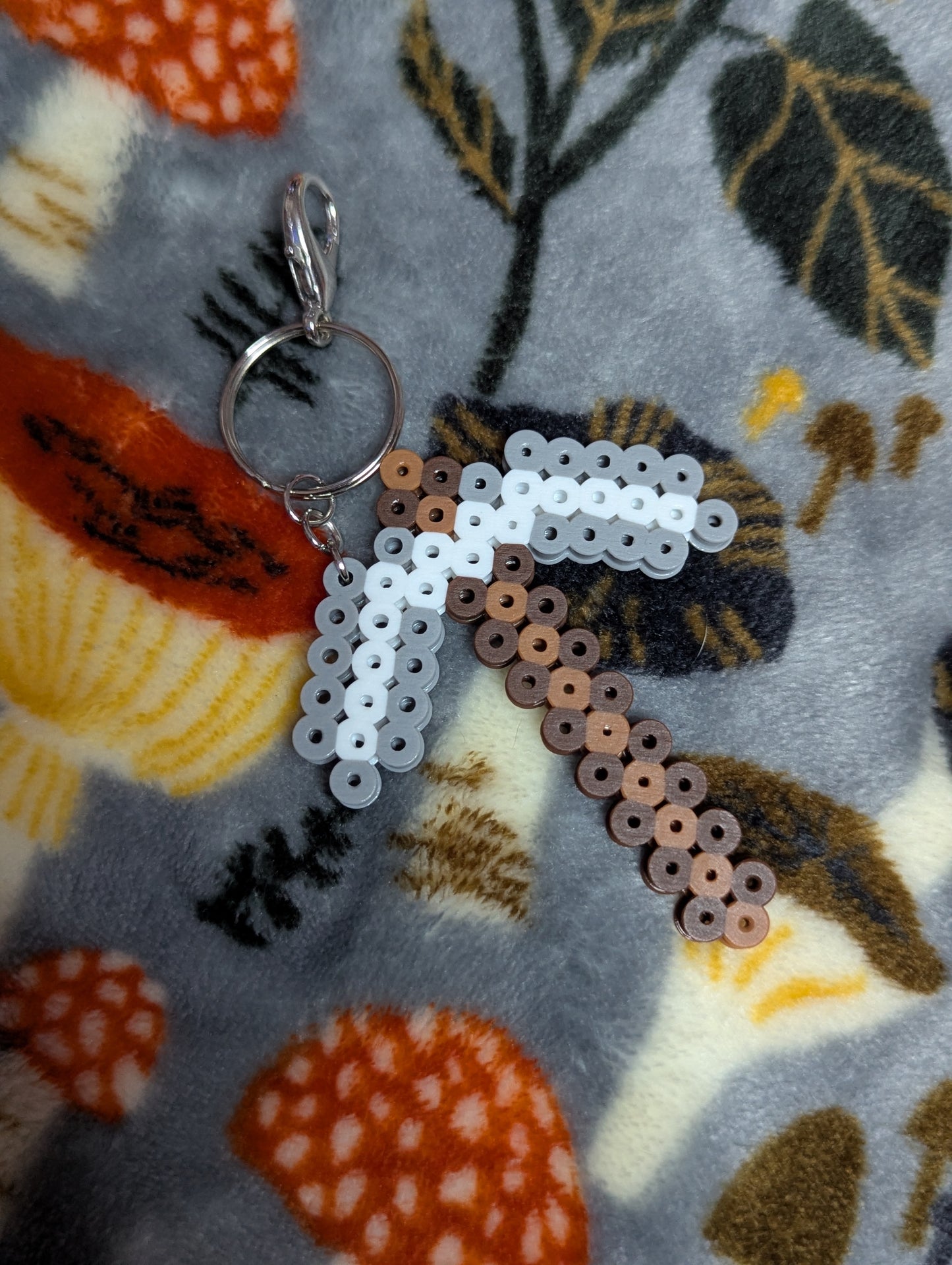 Blocky Pickaxe Keychains