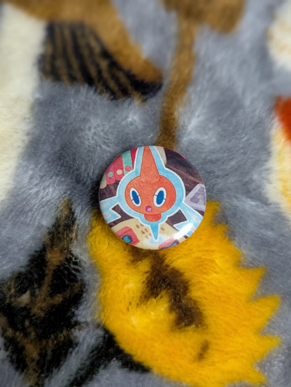 1" Trading Card Button Pins