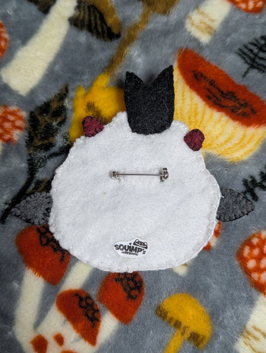 Flat Felt Lamb Pin