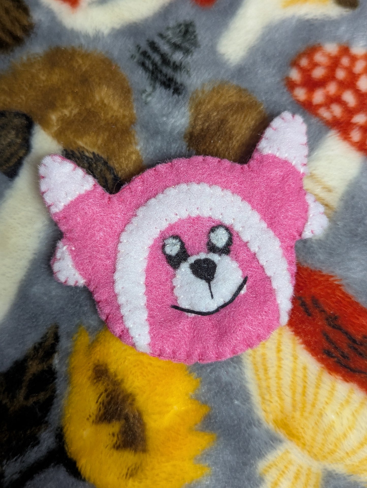 Fluffy Baby Bear Felt Pins