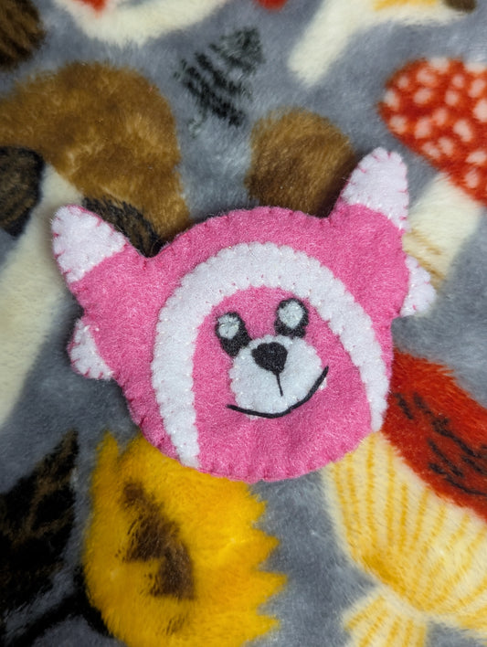 Fluffy Baby Bear Felt Pins