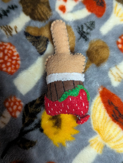 Plush Paintbrush Pins