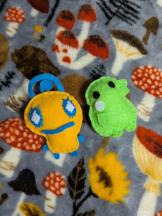 Plush Tamagotchi Pins