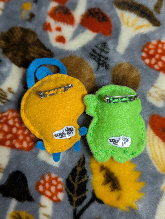 Plush Tamagotchi Pins