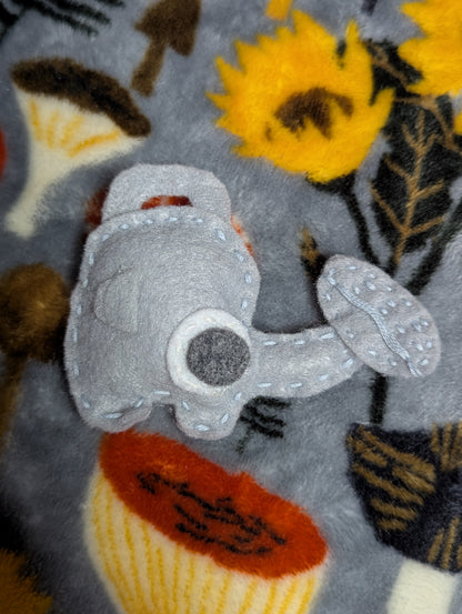 Plush Elephant Watering Can Pins