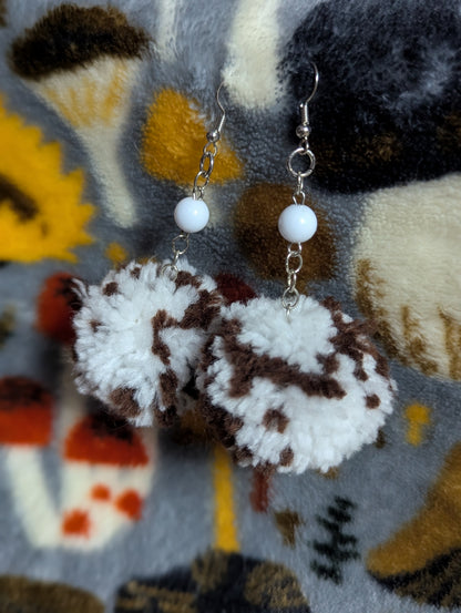 Pom Pom Dangle Earrings