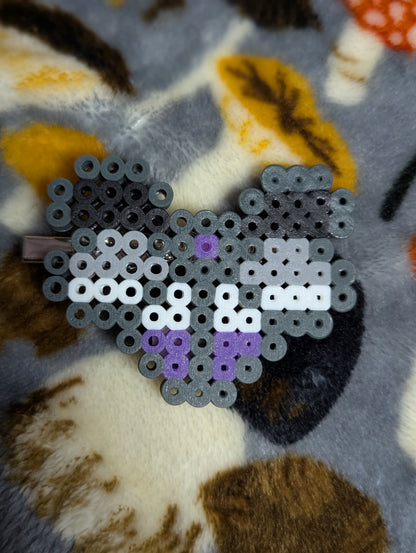 Pride Perler Bow Hair Clips