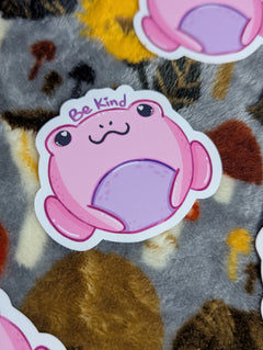 Be Kind Frog Sticker