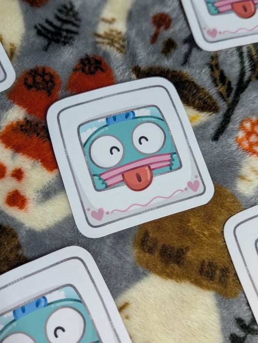 Silly Fish Polaroid Sticker