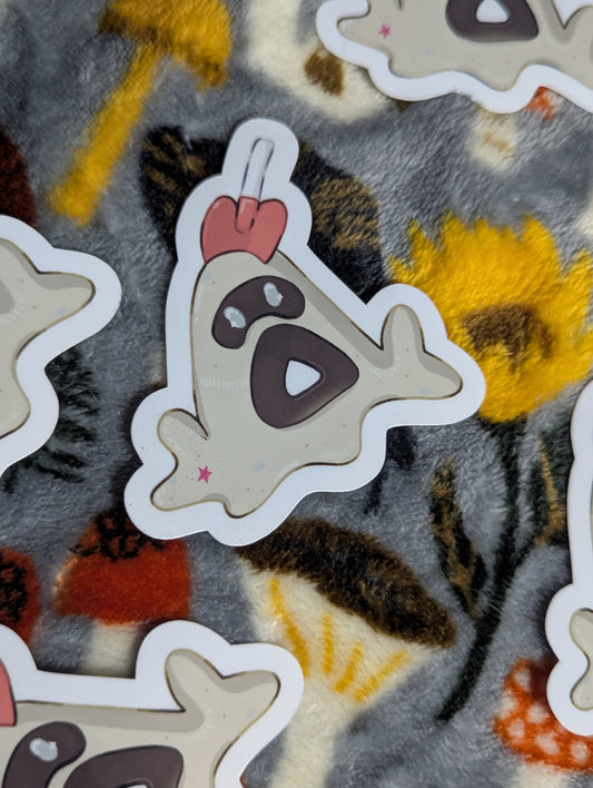 Spooky Sand Castle Sticker