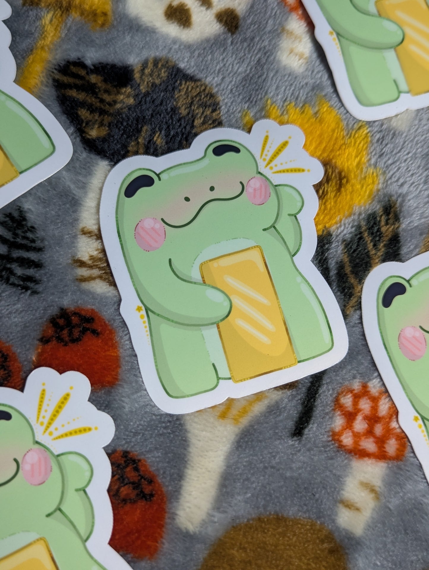 Lucky Frog Sticker