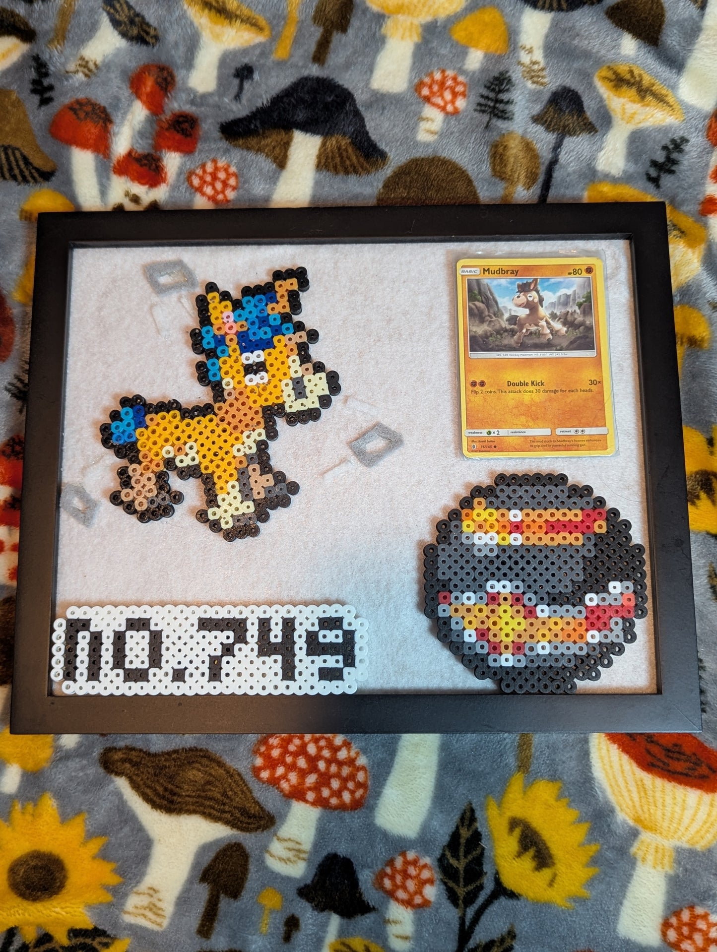 Shiny Donkey Perler Photo Frame