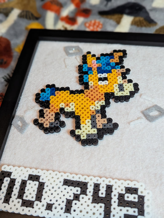 Shiny Donkey Perler Photo Frame