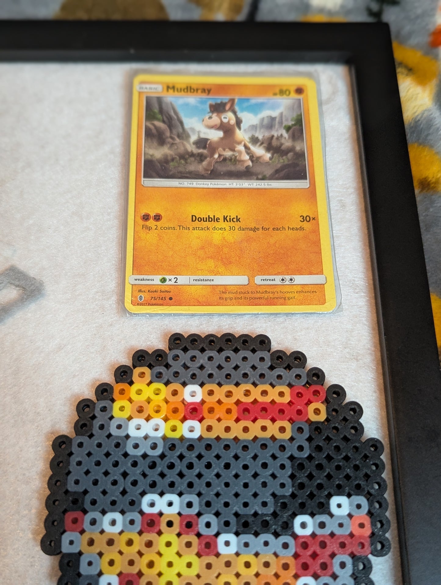 Shiny Donkey Perler Photo Frame