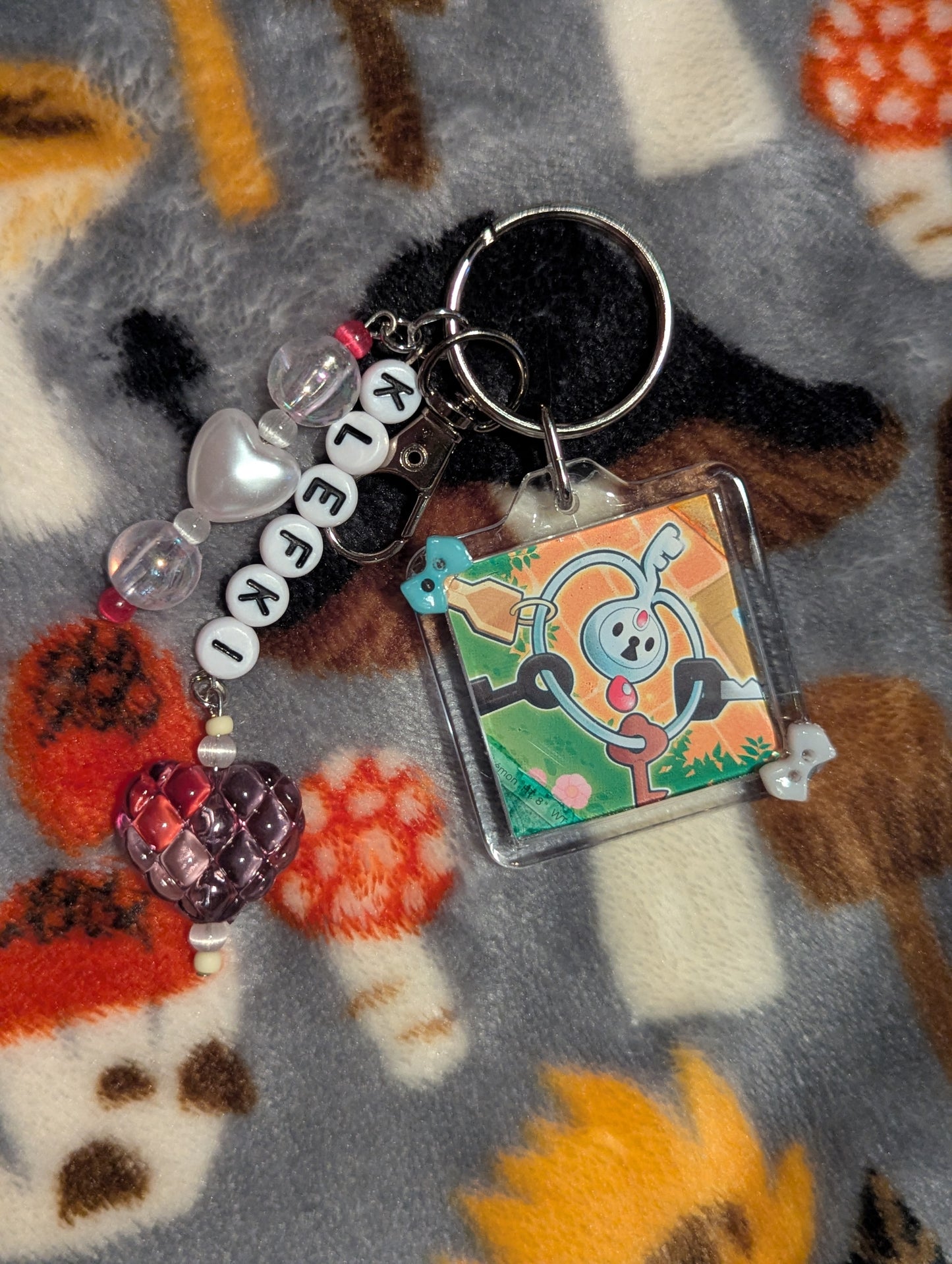 Trading Card Keychains