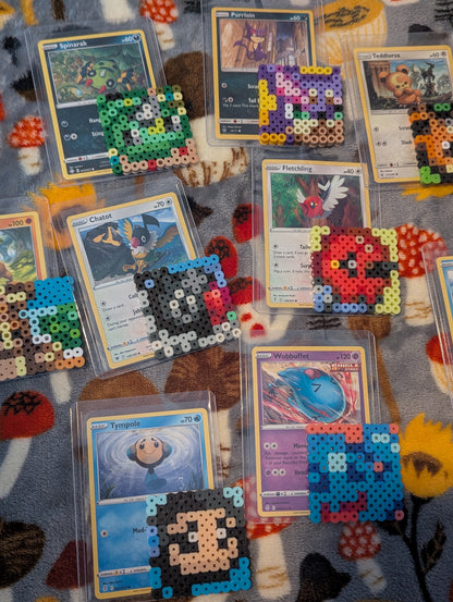 Trading Card Nonogram Perler Magnets