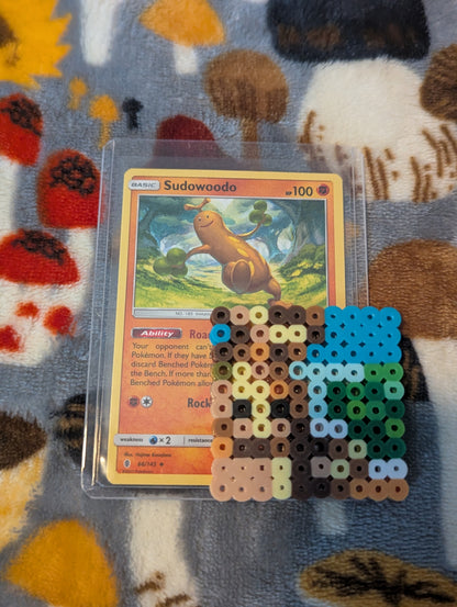 Trading Card Nonogram Perler Magnets