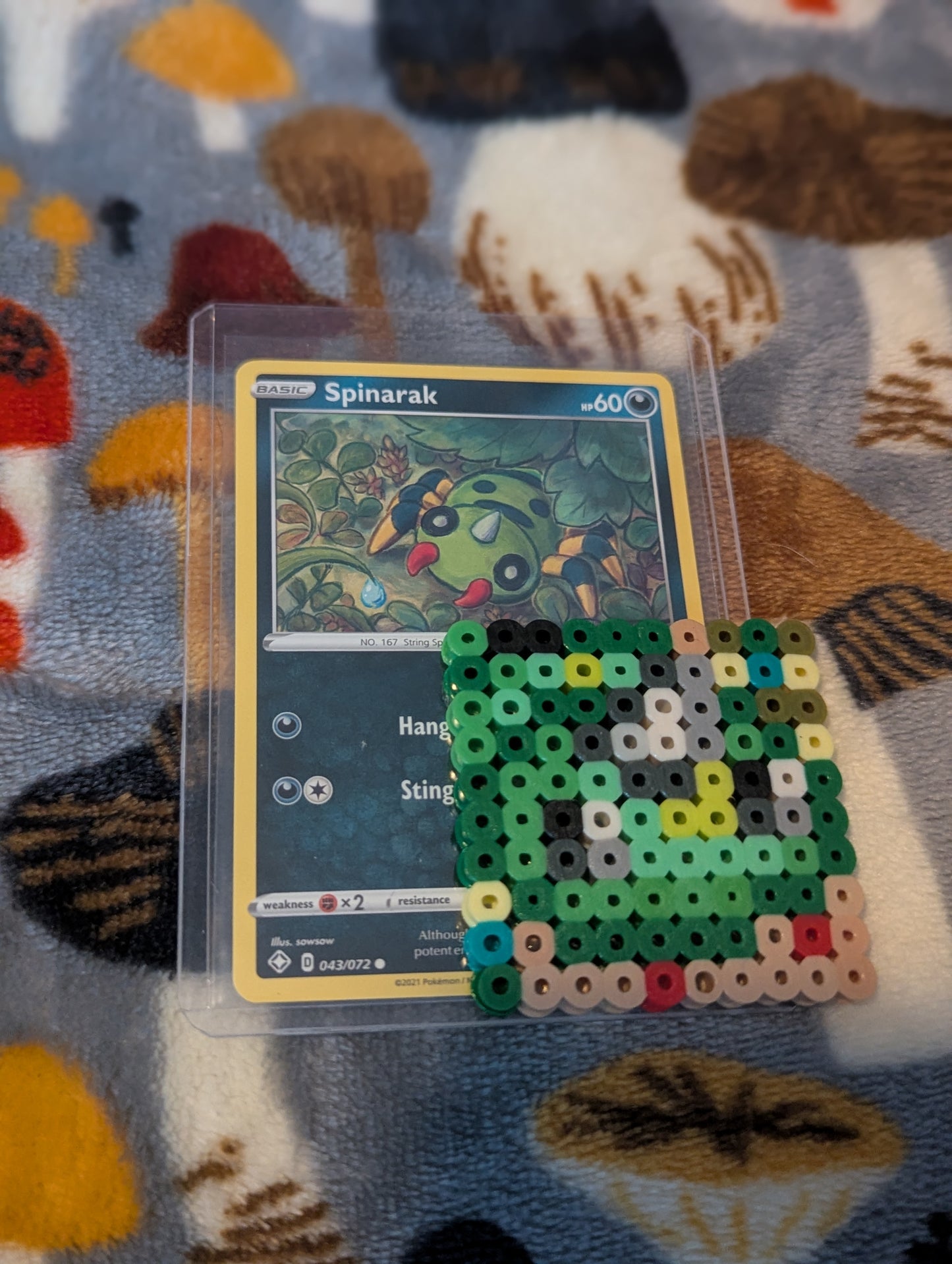 Trading Card Nonogram Perler Magnets