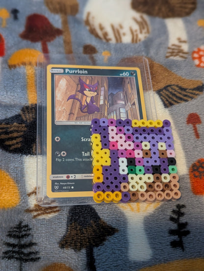 Trading Card Nonogram Perler Magnets