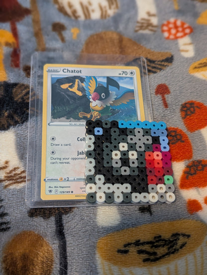 Trading Card Nonogram Perler Magnets