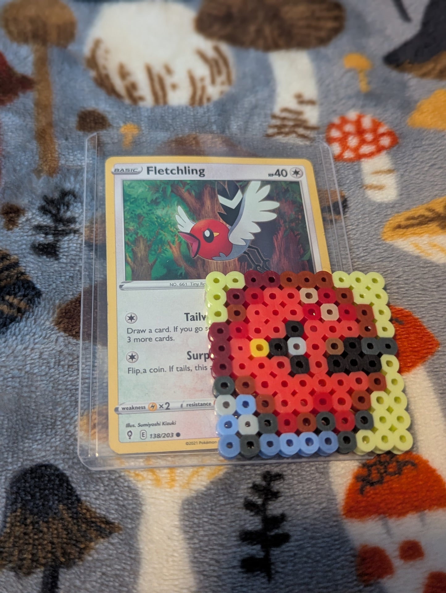 Trading Card Nonogram Perler Magnets