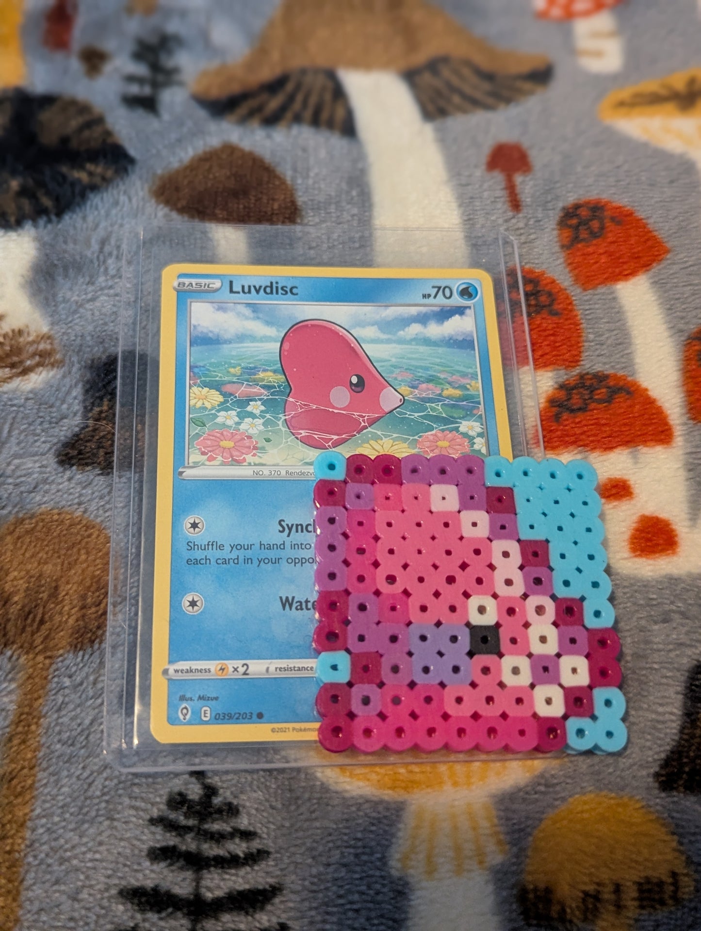 Trading Card Nonogram Perler Magnets