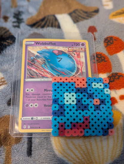 Trading Card Nonogram Perler Magnets
