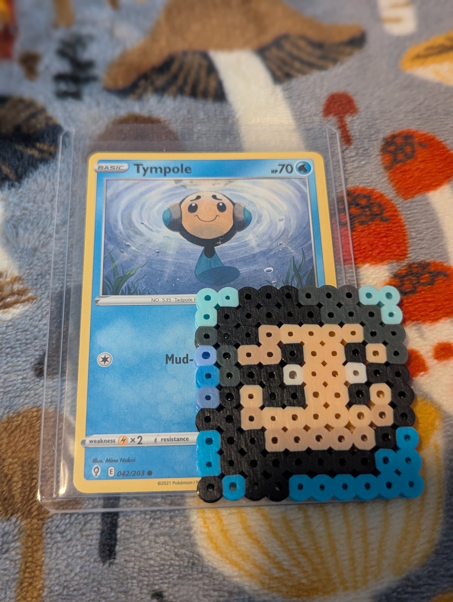 Trading Card Nonogram Perler Magnets