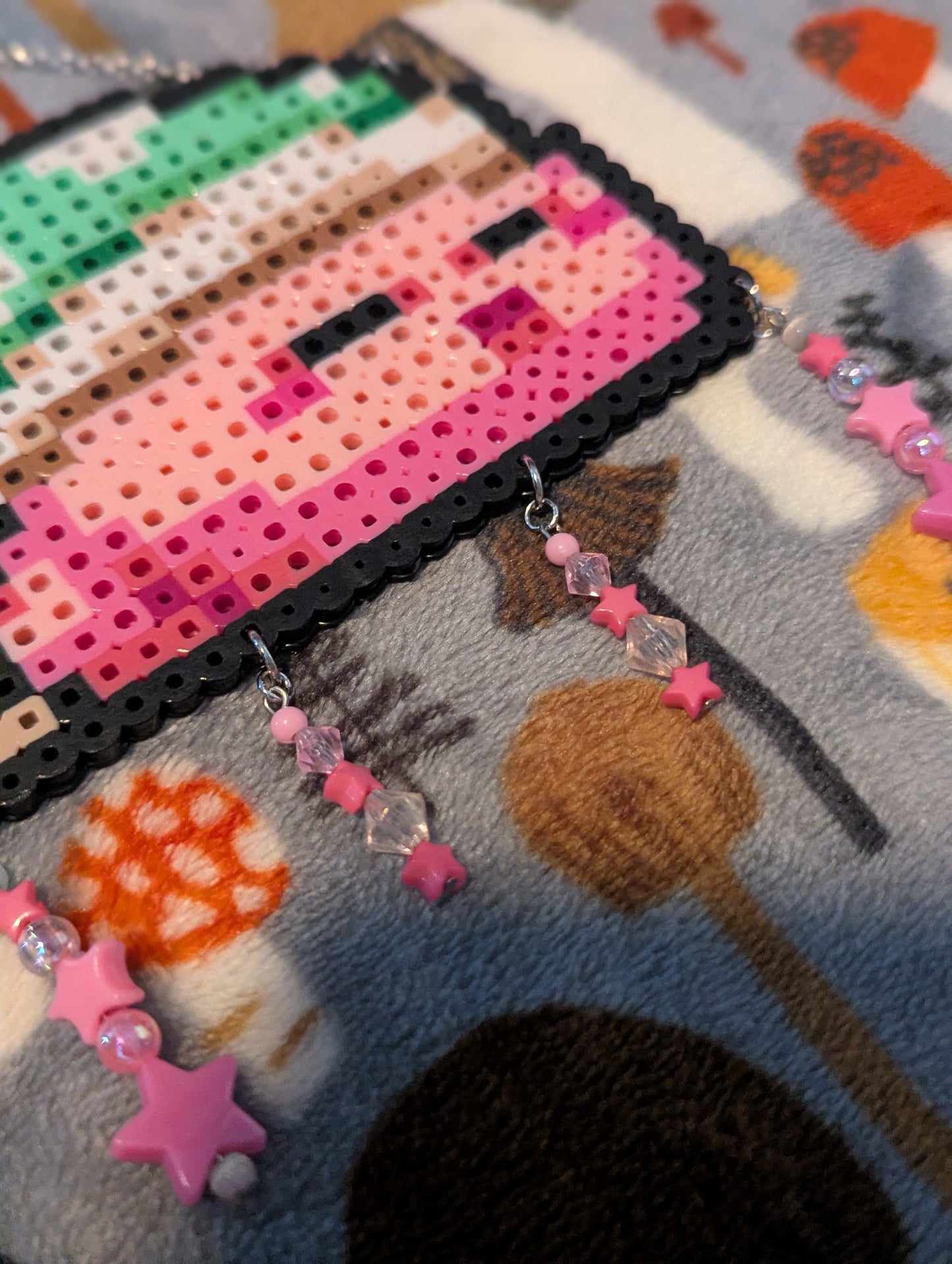 Sleeping Pink Puff Wall Hanger