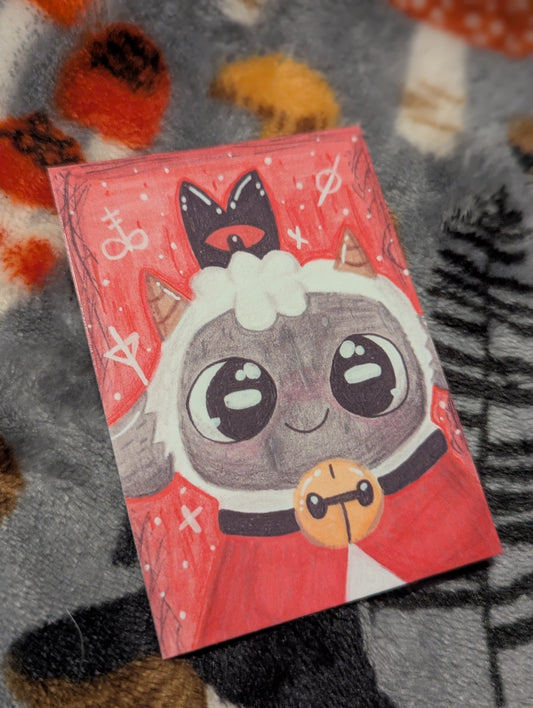 "THE Lamb God" ACEO Art Print